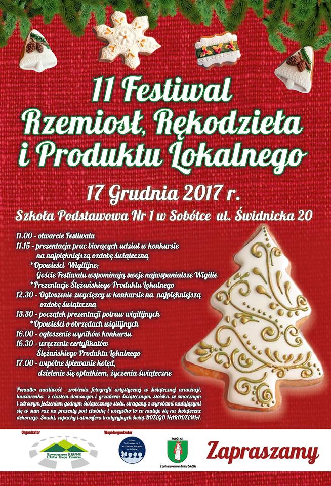 XI Festiwal Rzemiosł, Rękodzieła i Produktu Lokalnego Sobótka 2017 r.